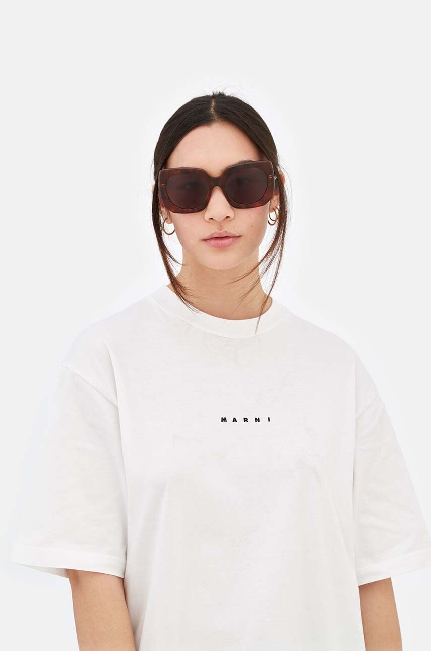 Γυαλιά ηλίου Marni Jellyfish Lake Blonde χρώμα: καφέ, EYMRN00039.002.BZU