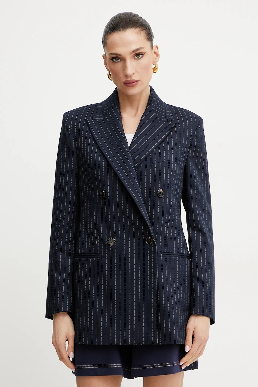 Σακάκι MAX&Co. χρώμα: ναυτικό μπλε, 2516041052200