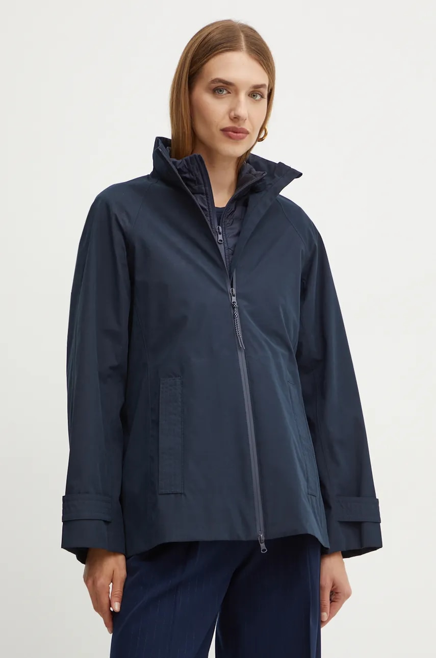 Μπουφάν Max Mara Leisure χρώμα: ναυτικό μπλε, 2426036028600