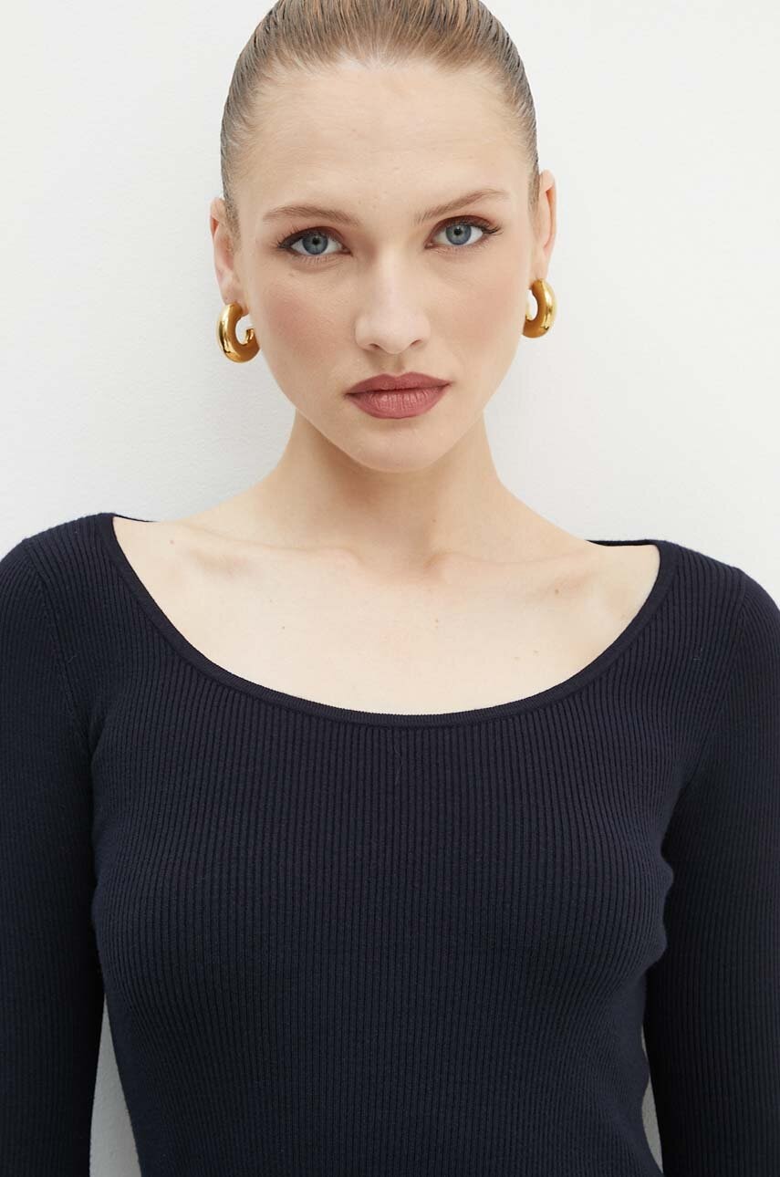 Πουλόβερ Max Mara Leisure χρώμα: ναυτικό μπλε, 2426366048600