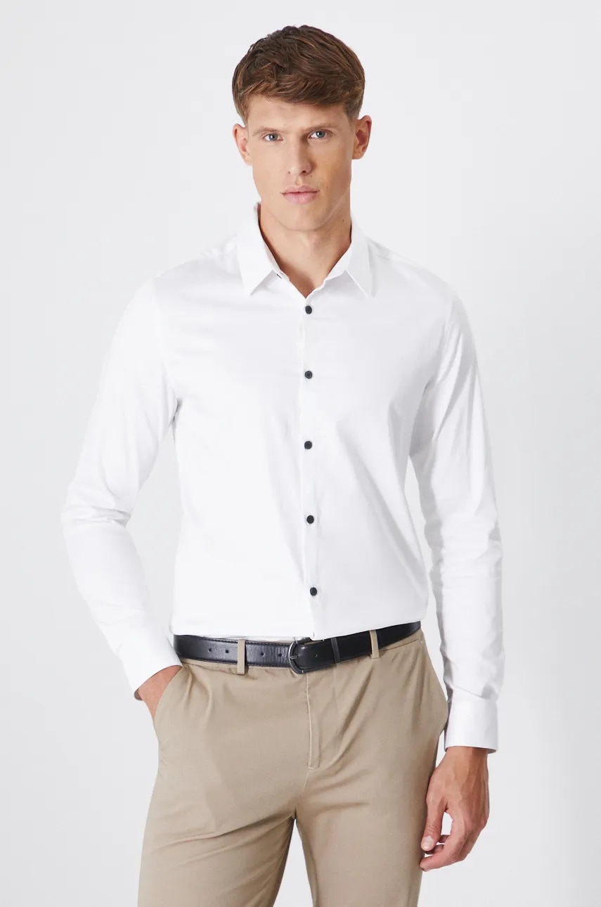 Πουκάμισο Medicine χρώμα: άσπρο