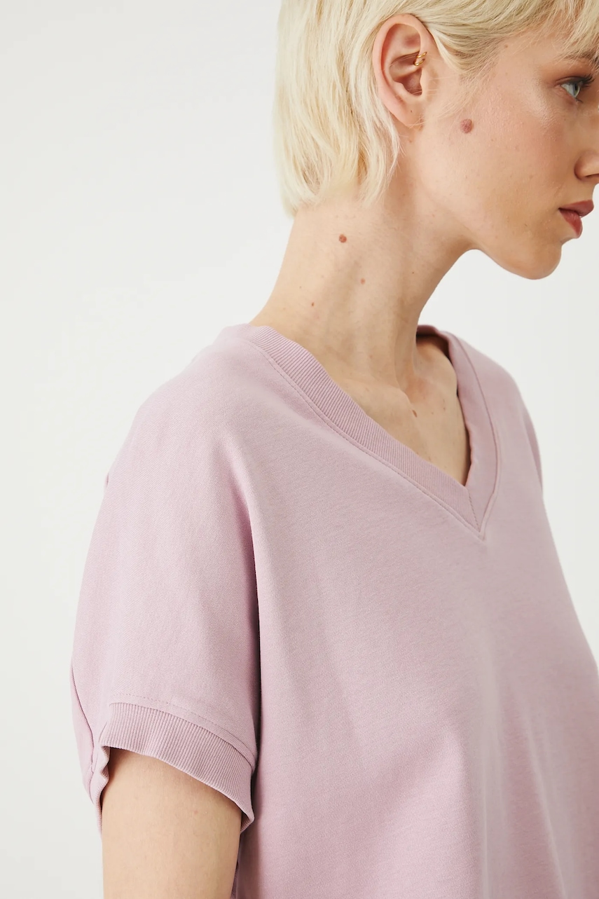 Βαμβακερό μπλουζάκι Medicine χρώμα: ροζ