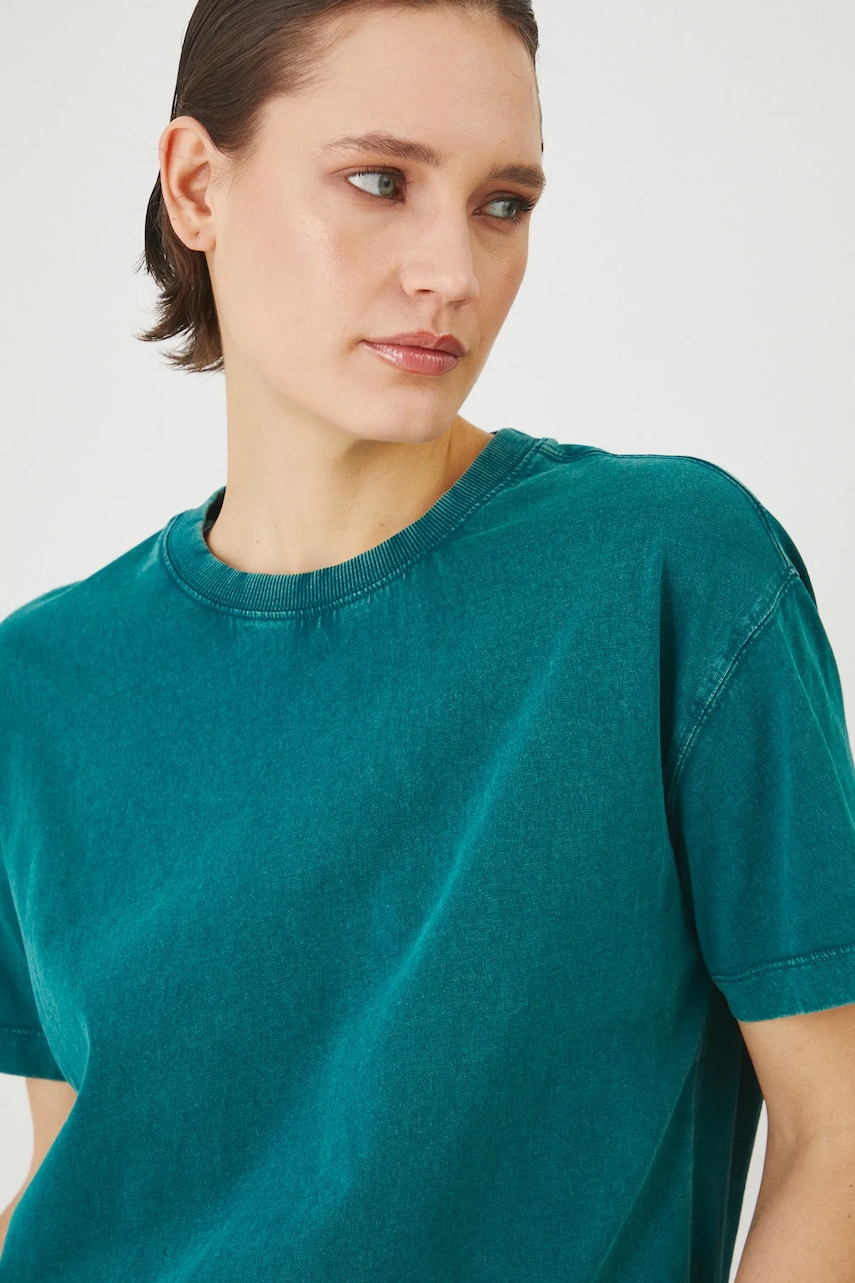 Βαμβακερό μπλουζάκι Medicine γυναικεία, χρώμα: πράσινο