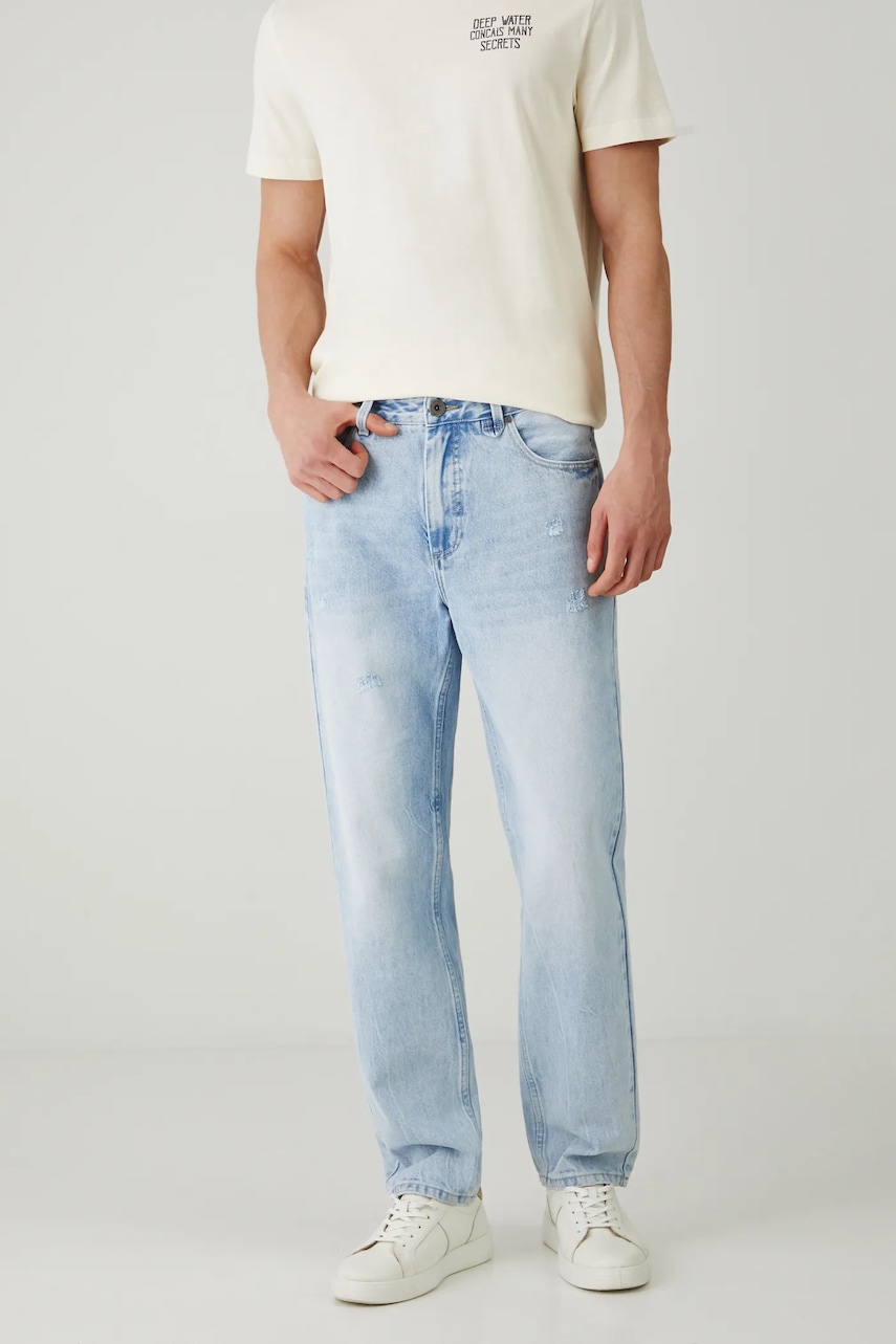 Βαμβακερό τζιν Medicine χρώμα: μπλε