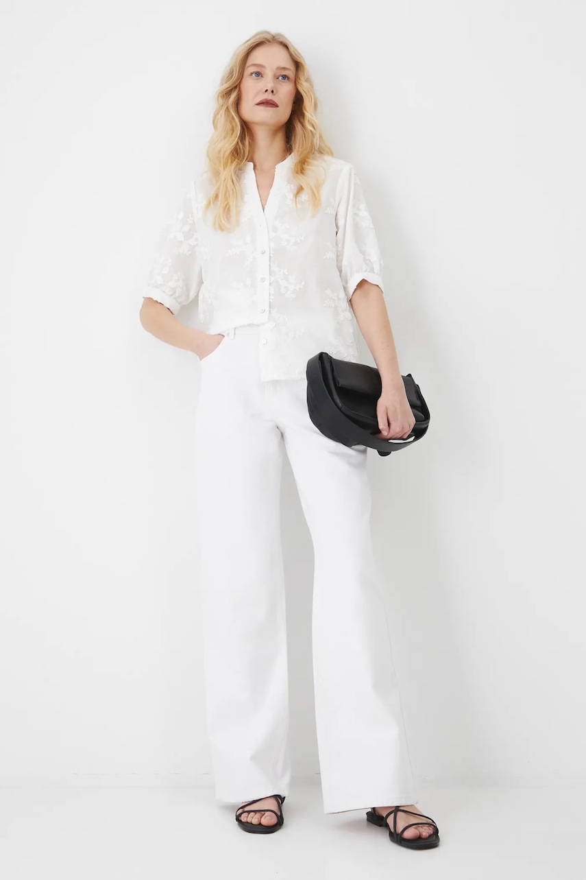 Βαμβακερό τζιν Medicine χρώμα: άσπρο