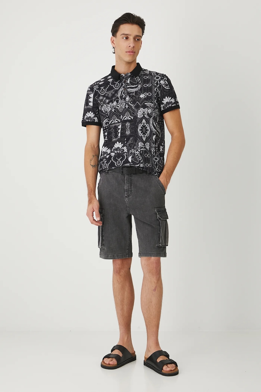 Πόλο Medicine χρώμα: μαύρο