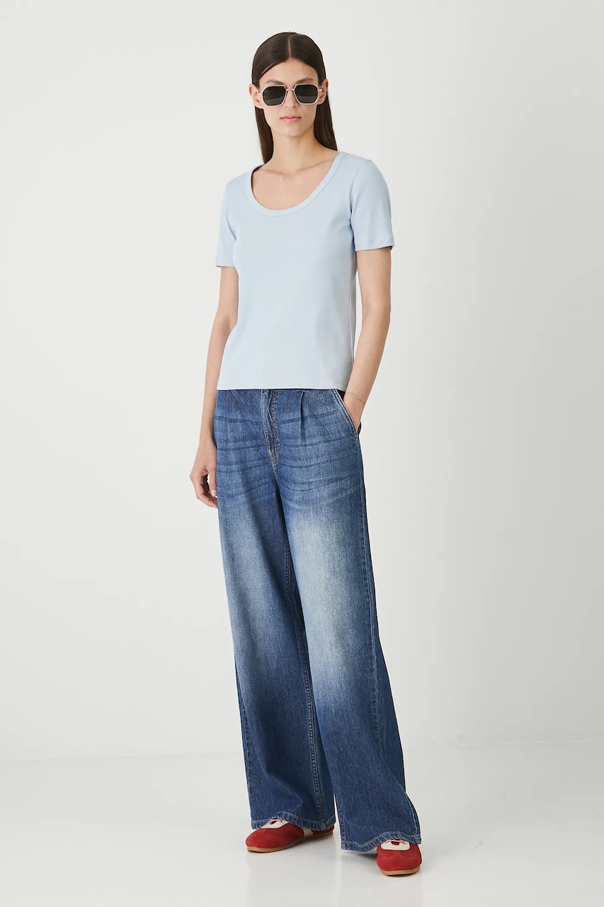 Βαμβακερό τζιν Medicine χρώμα: μπλε