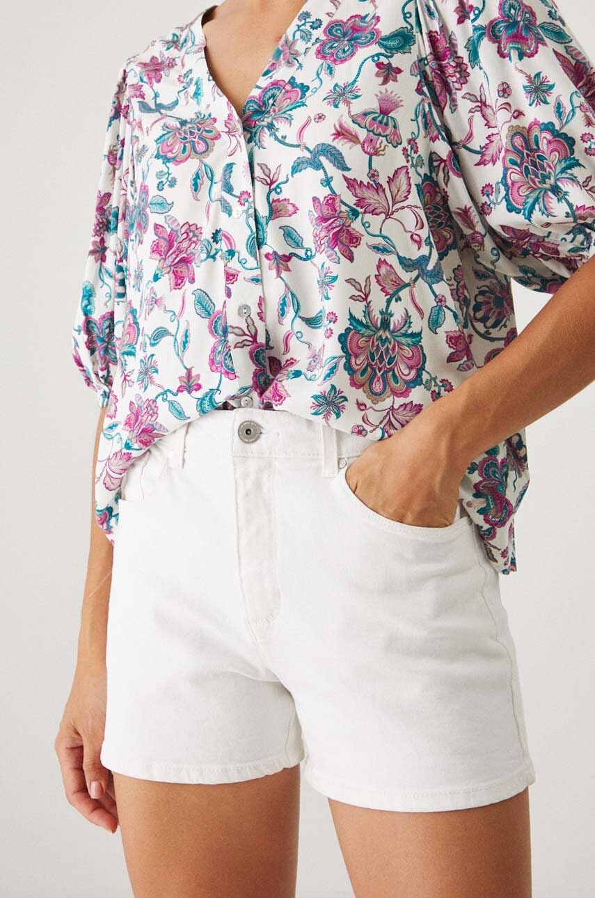 Τζιν σορτς Medicine χρώμα: άσπρο