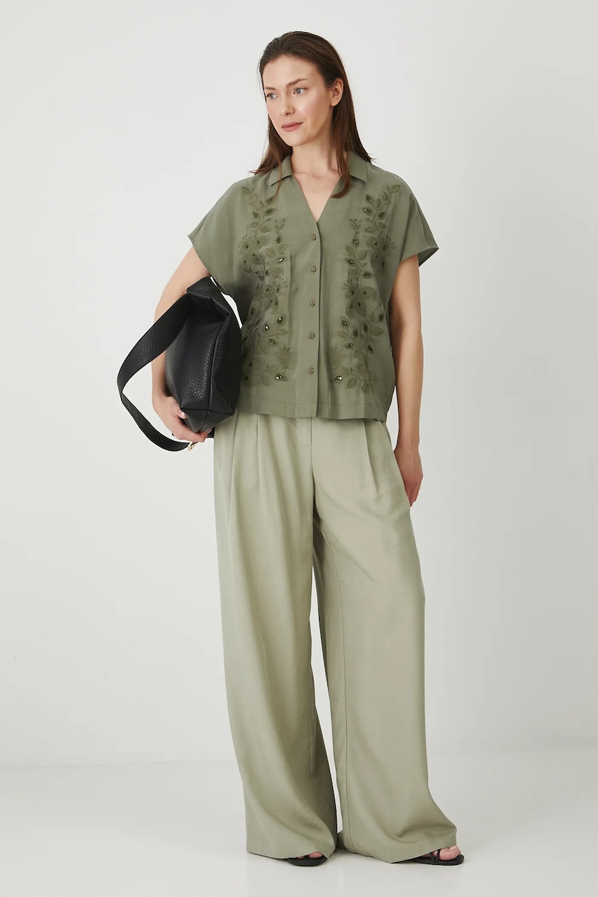 Πουκάμισο Medicine χρώμα: πράσινο