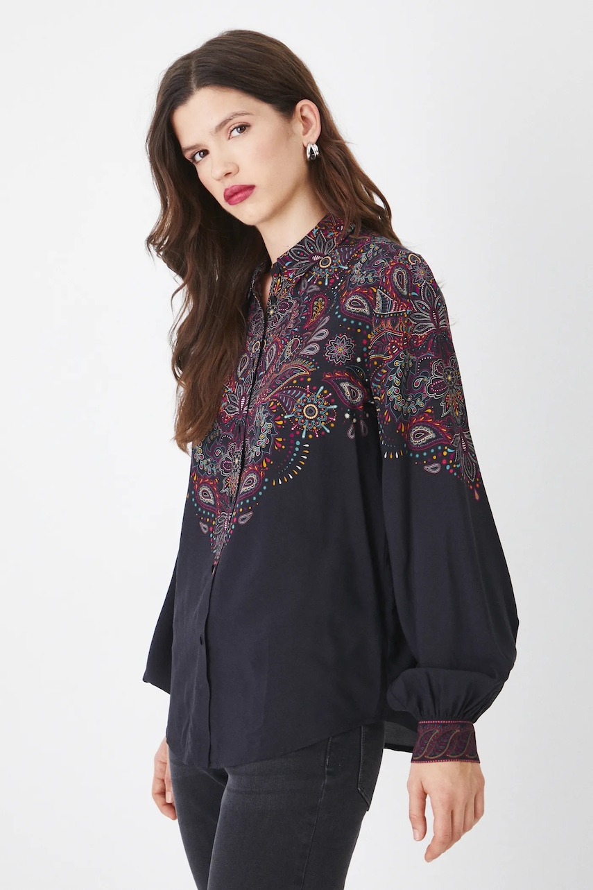 Πουκάμισο Medicine χρώμα: πολύχρωμο