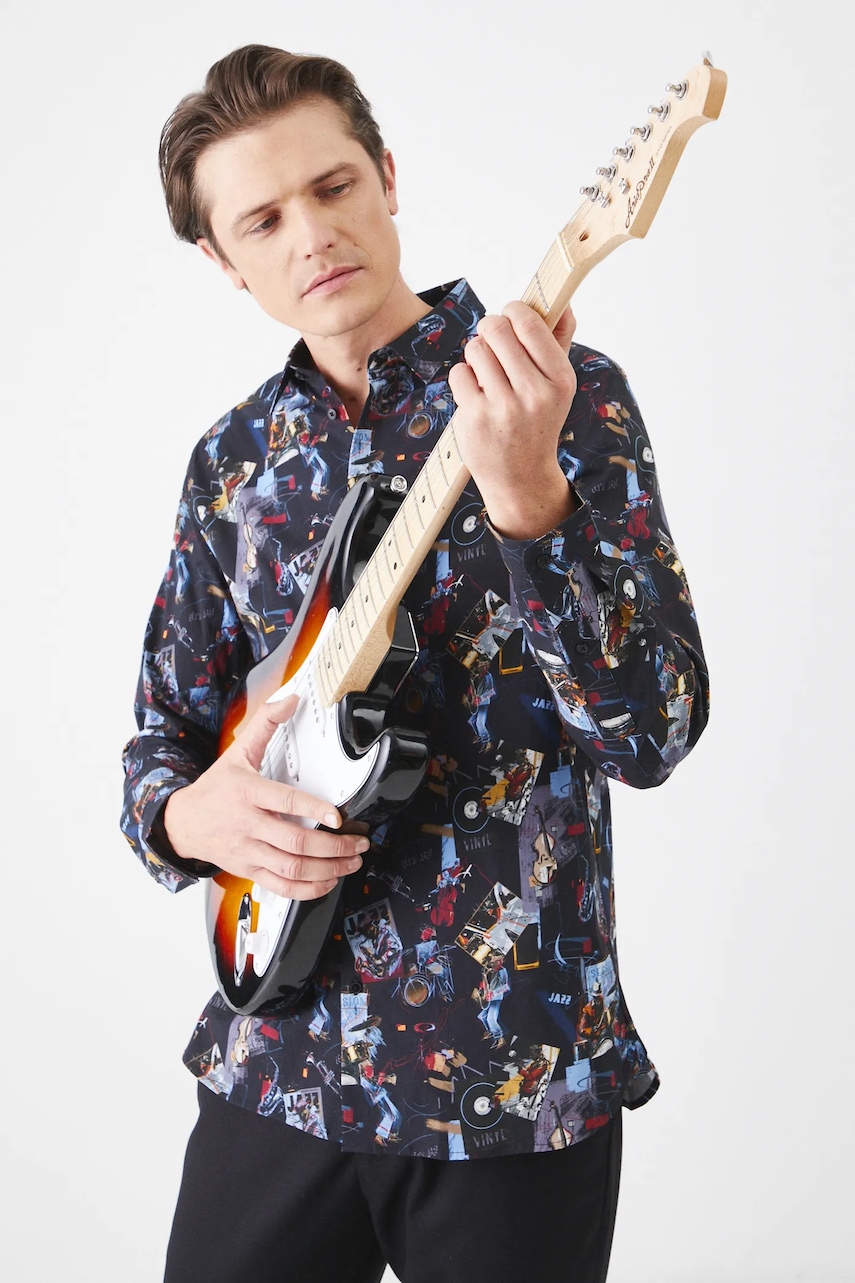 Πουκάμισο Medicine χρώμα: πολύχρωμο