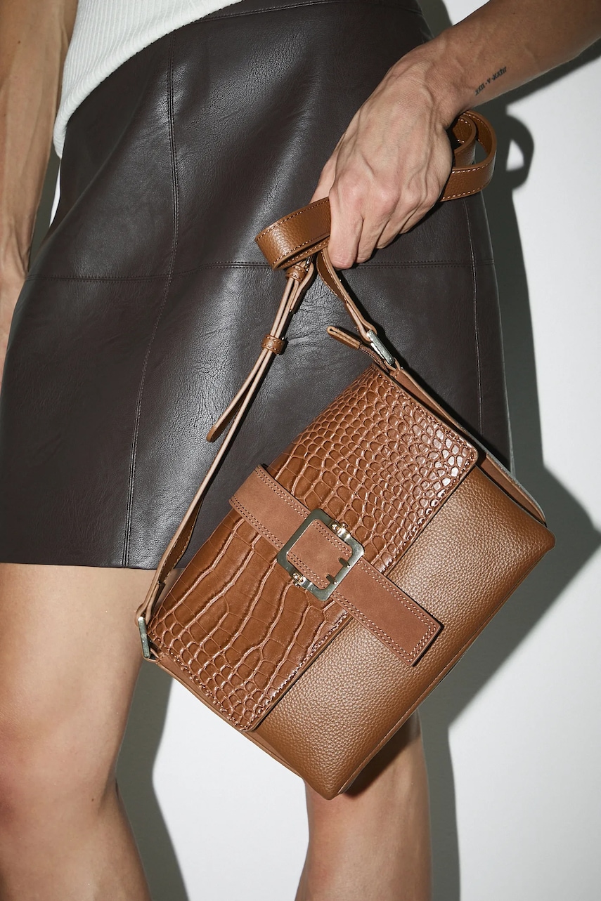 Τσάντα Medicine χρώμα: καφέ