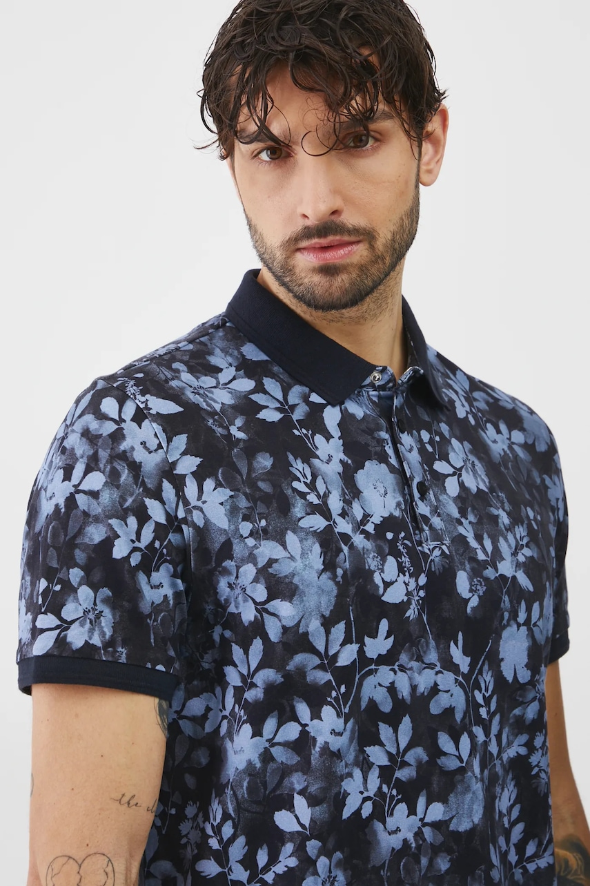 Πόλο Medicine χρώμα: ναυτικό μπλε