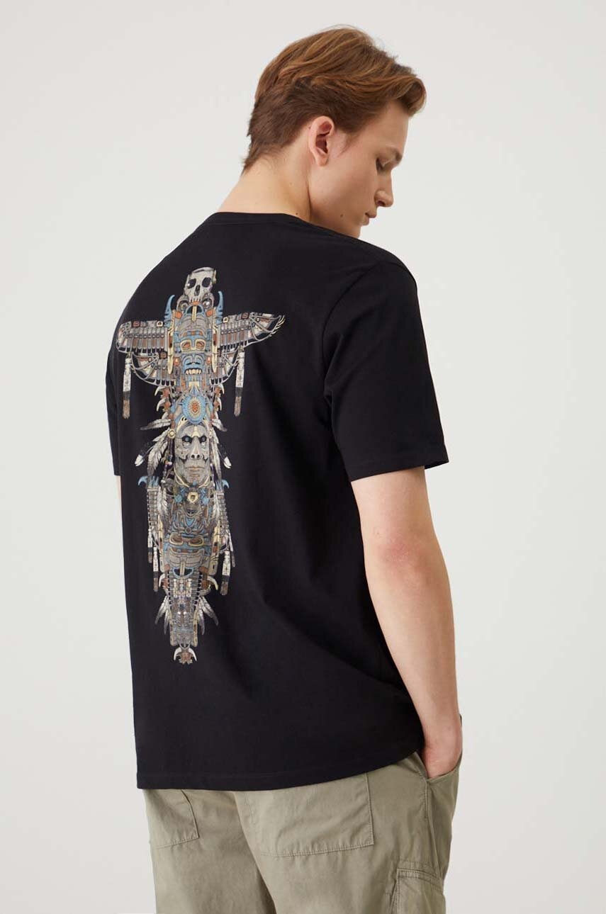 Βαμβακερό μπλουζάκι Medicine ανδρικά, χρώμα: μαύρο