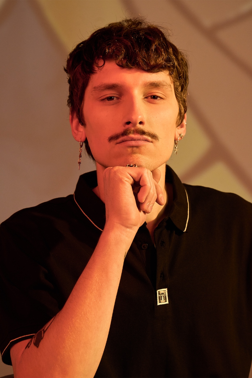 Πόλο Medicine χρώμα: μαύρο