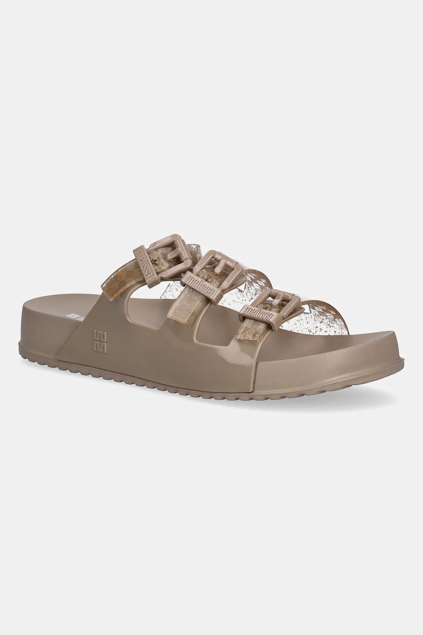 Παντόφλες Melissa MELISSA COZY STRIPES AD χρώμα: μπεζ, M 35943 BC940