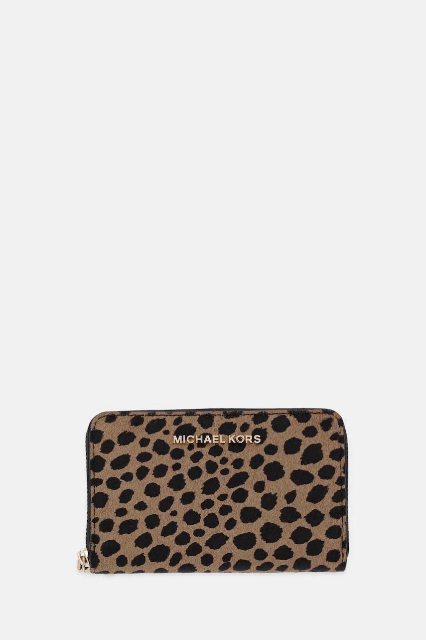 Δερμάτινο πορτοφόλι MICHAEL Michael Kors χρώμα: πολύχρωμο, 32R5GJ6D0O