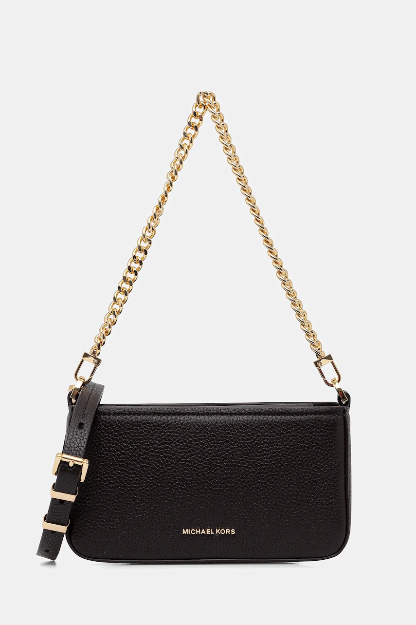 Δερμάτινη τσάντα MICHAEL Michael Kors χρώμα: μαύρο, 32S5GYTU1L