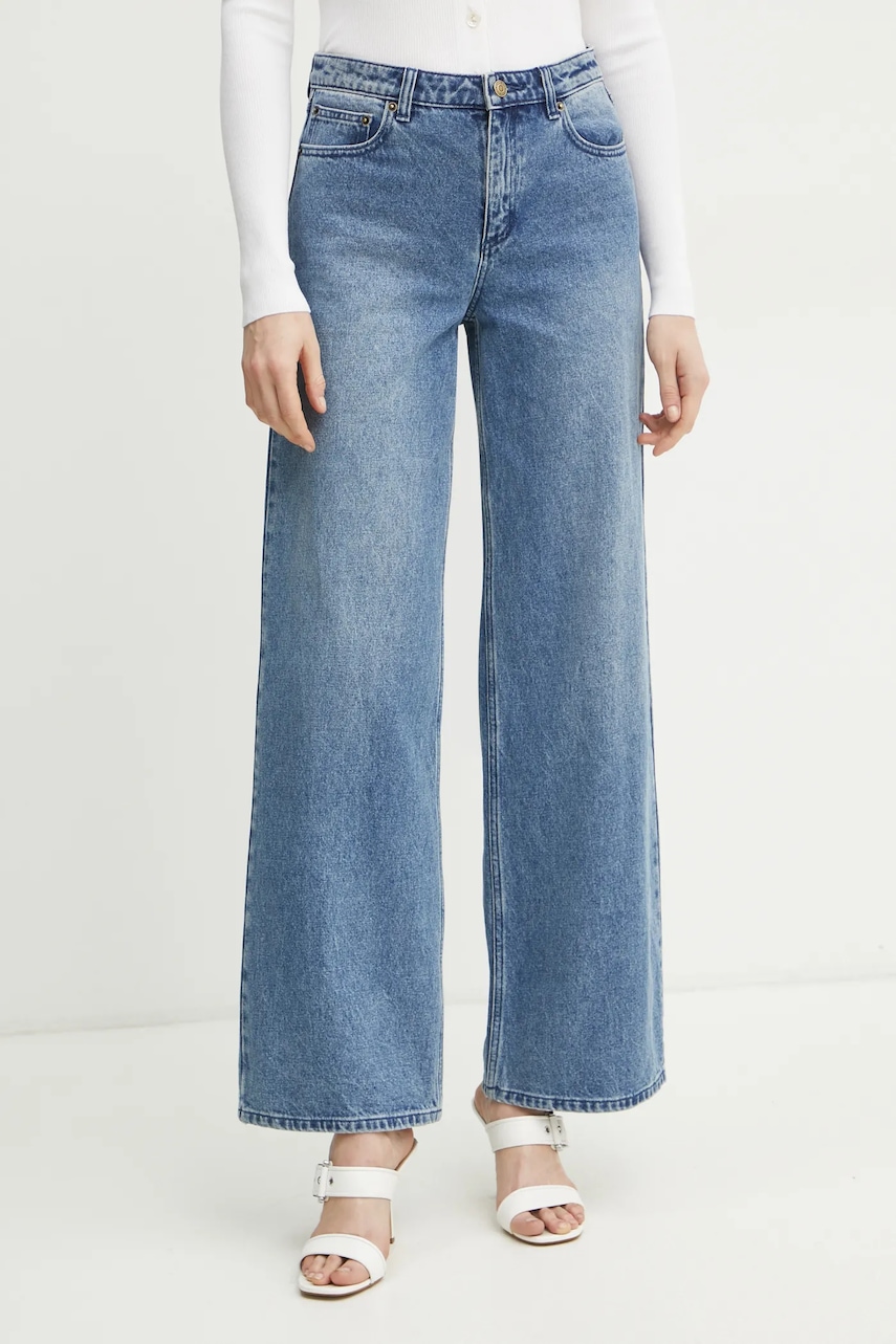 Τζιν παντελόνι MICHAEL Michael Kors χρώμα: μπλε, MF49065FAU