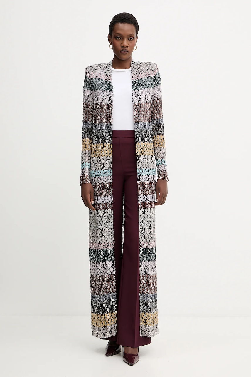 Πλεκτή ζακέτα Missoni χρώμα: μαύρο