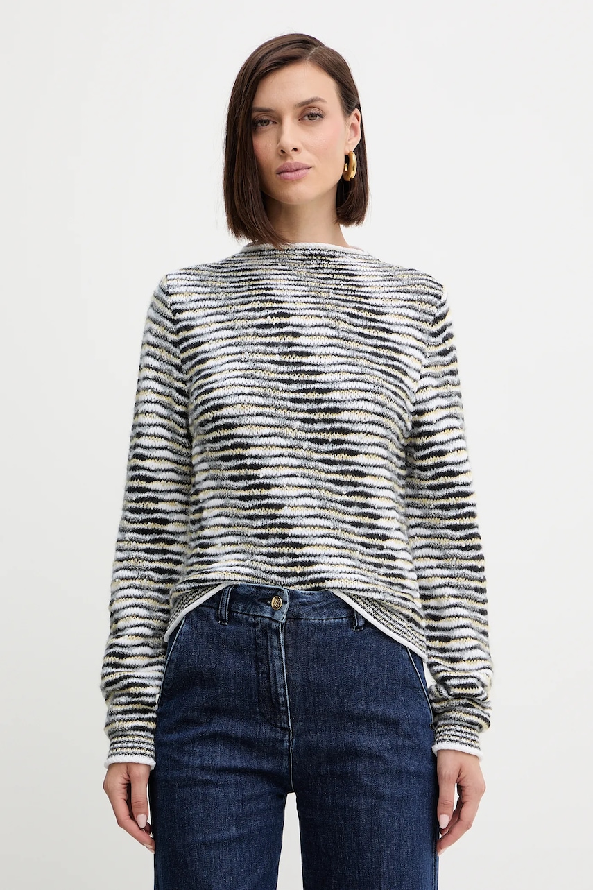 Μάλλινη μπλουζα Missoni γυναικεία, χρώμα: μαύρο, DS25WN00.BK01BT