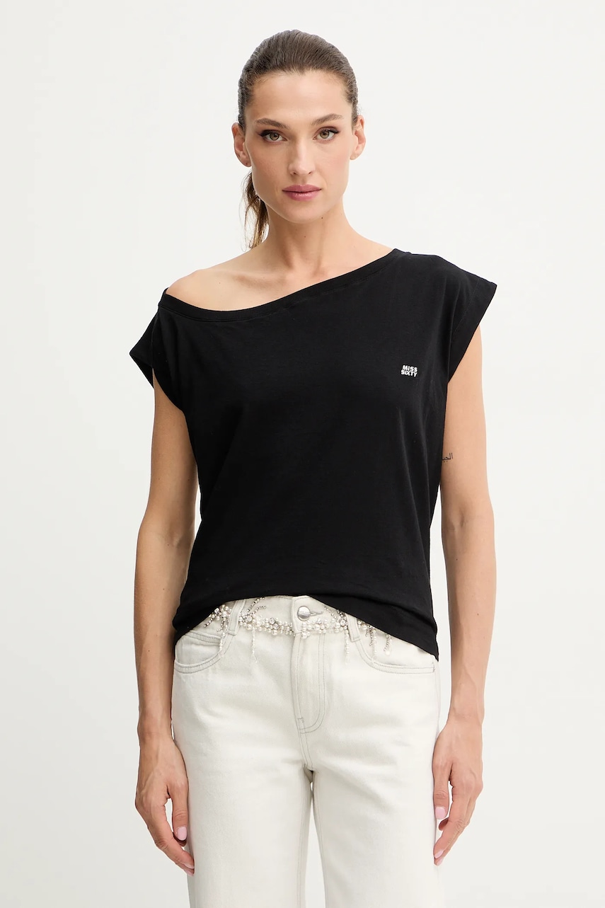Βαμβακερό μπλουζάκι Miss Sixty χρώμα: μαύρο, 6S3SJ32500