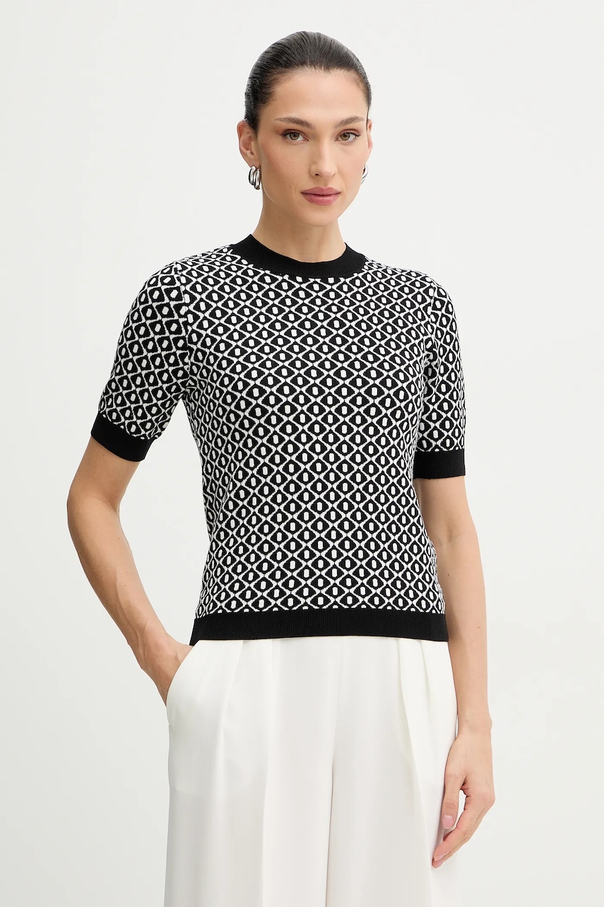 Πουλόβερ Morgan χρώμα: μαύρο, MSIX