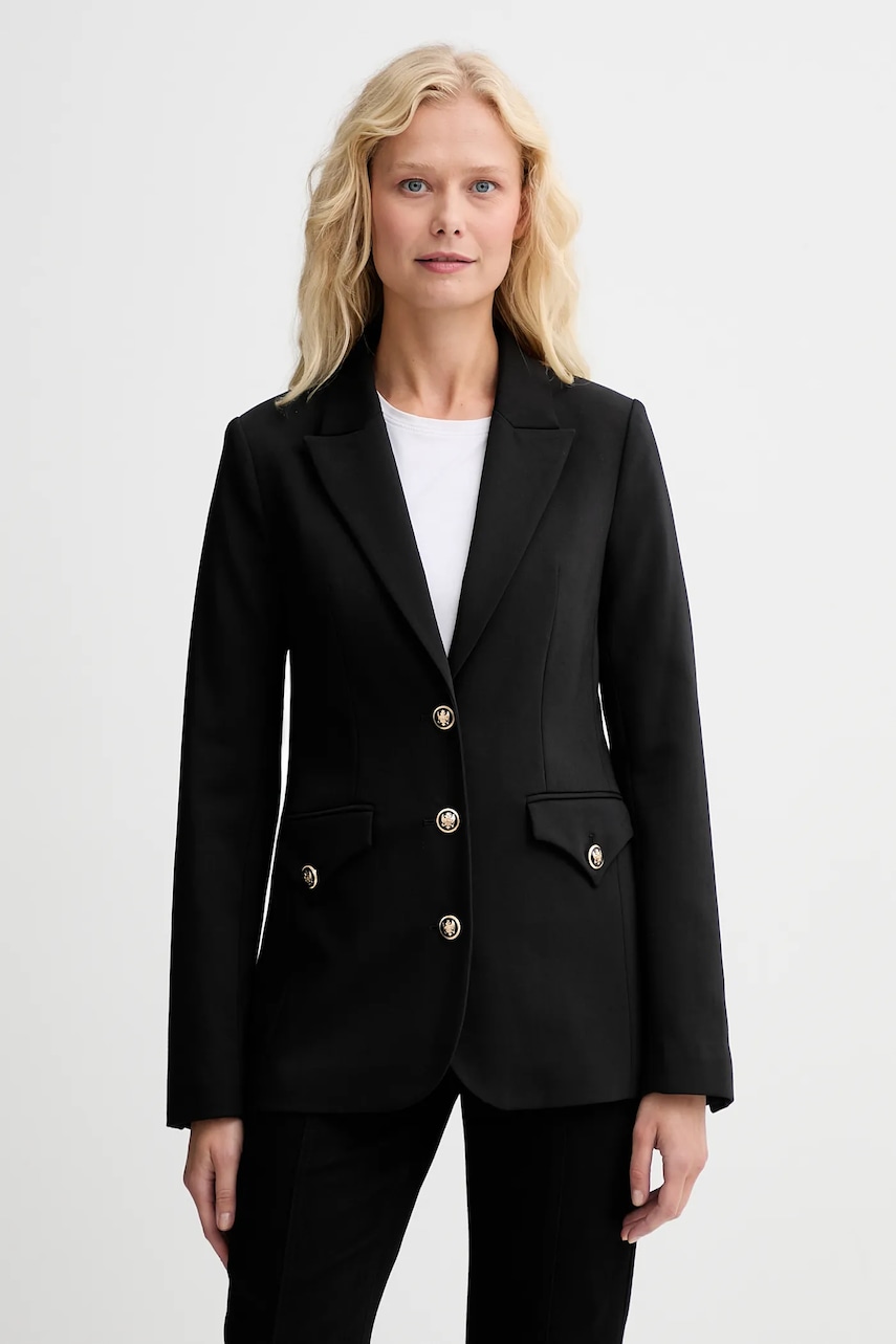 Σακάκι Morgan χρώμα: μαύρο, VADOR.F