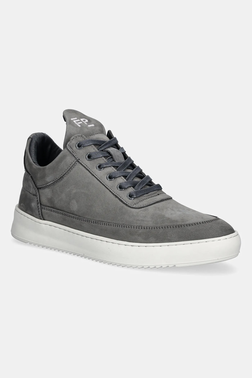 Nubuck sneakers Filling Pieces Low Top Ripple Nubuck χρώμα: γκρι, 25122841874