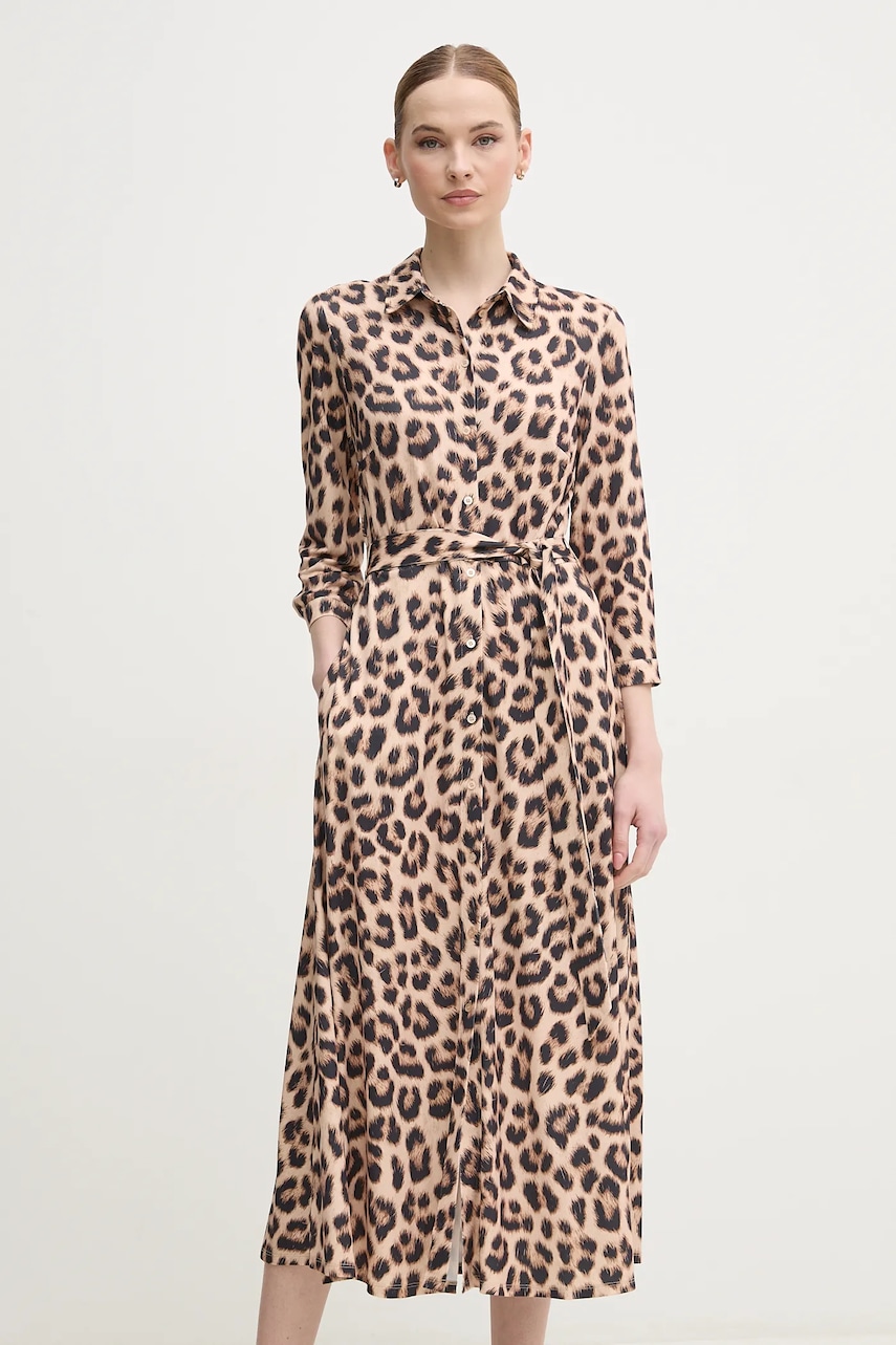 Φόρεμα OUI χρώμα: μπεζ, 92524