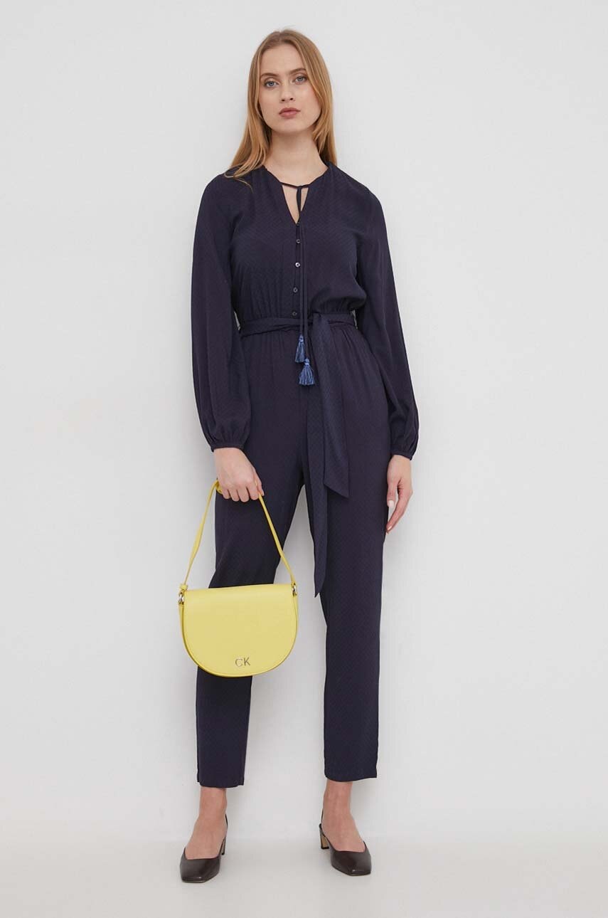 Ολόσωμη φόρμα Pepe Jeans CASANDRA χρώμα: ναυτικό μπλε PL230485