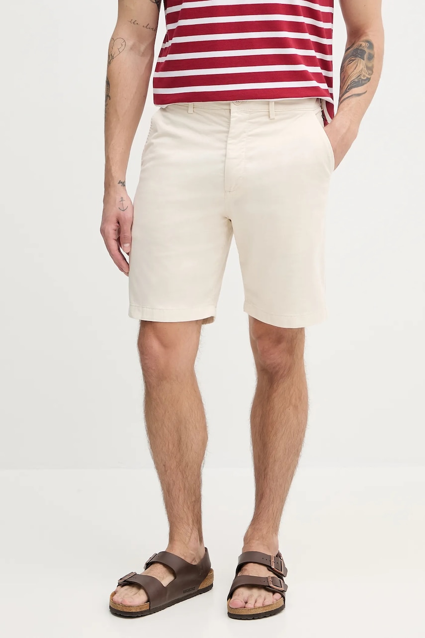 Σορτς Pepe Jeans REGULAR CHINO SHORT χρώμα: μπεζ, PM801181