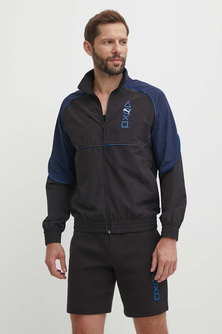 Μπουφάν Puma PUMA X PLAYSTATION χρώμα: μαύρο, 624696