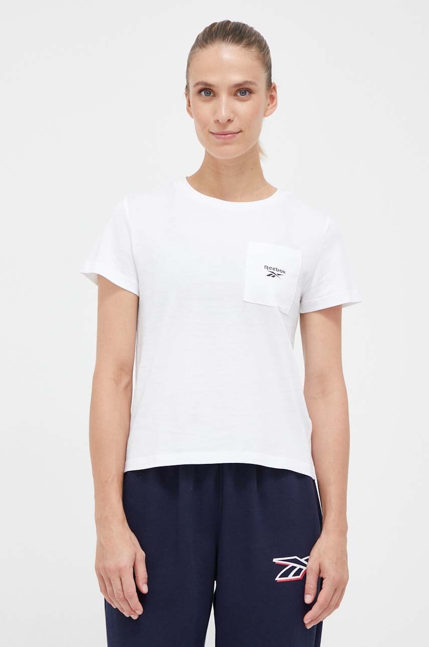 Μπλουζάκι Reebok Reebok Identity χρώμα: άσπρο