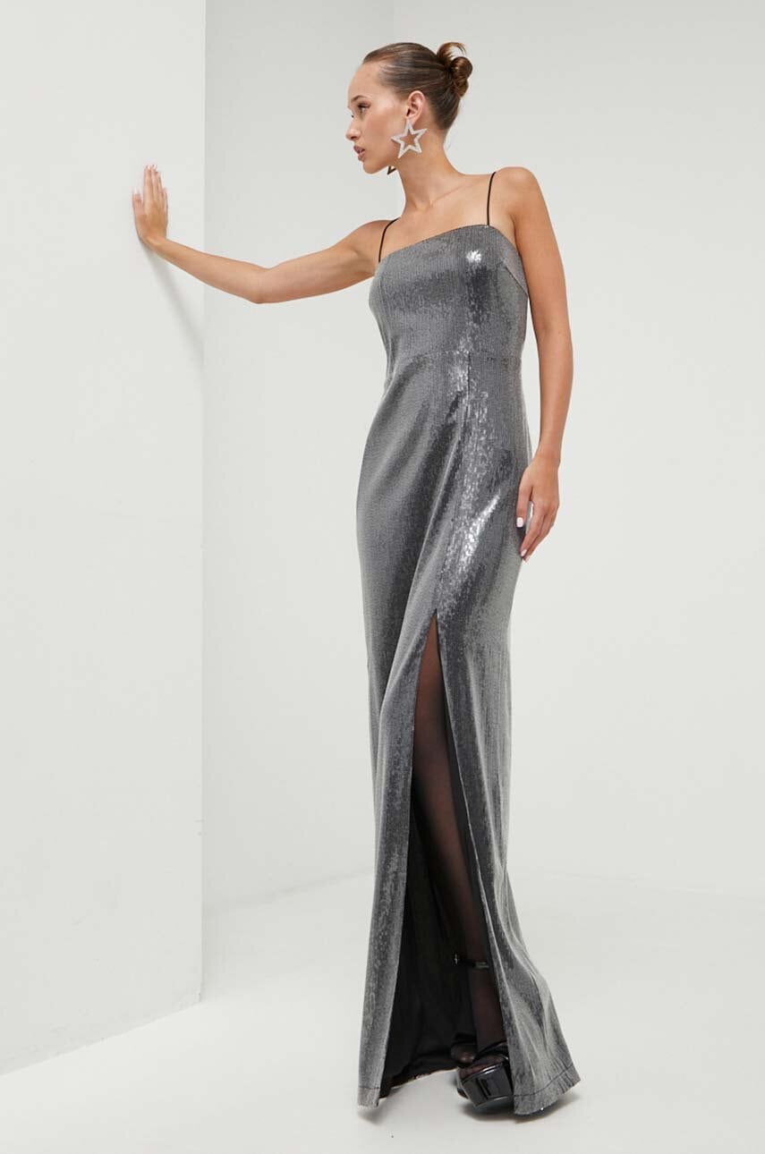 Φόρεμα Rotate χρώμα: γκρι