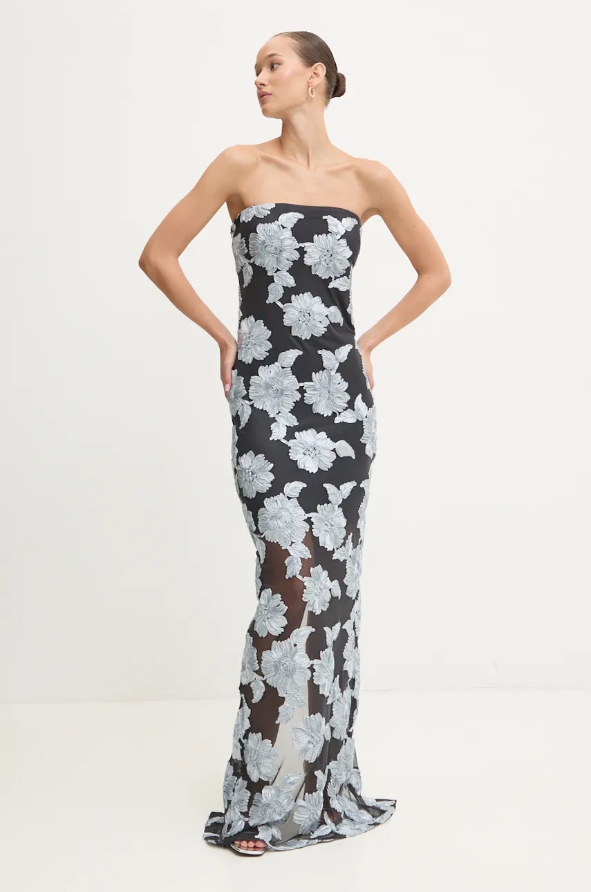 Φόρεμα Rotate χρώμα: γκρι, 1130451206