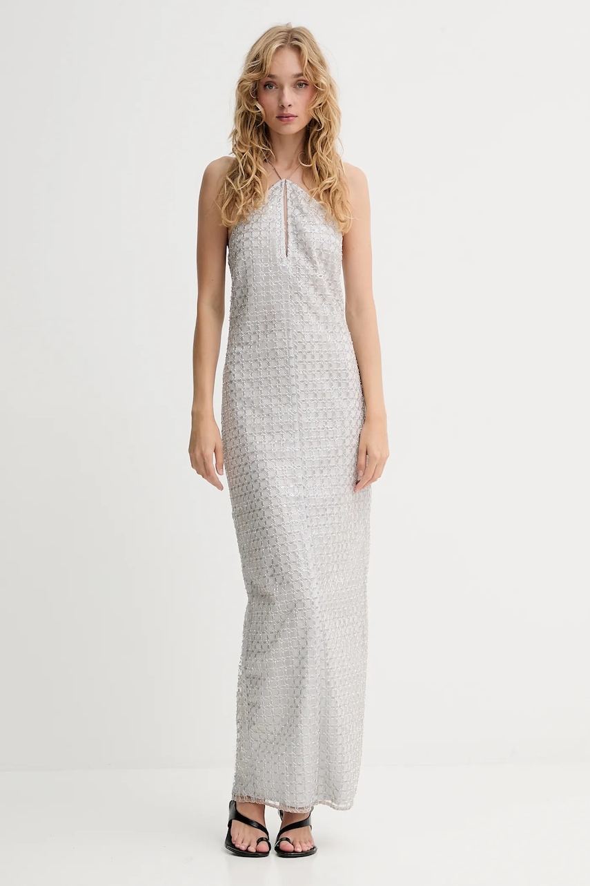 Φόρεμα Rotate χρώμα: γκρι, 113713800