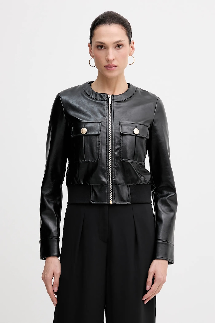 Μπουφάν Sisley χρώμα: μαύρο, 24IMLN05V