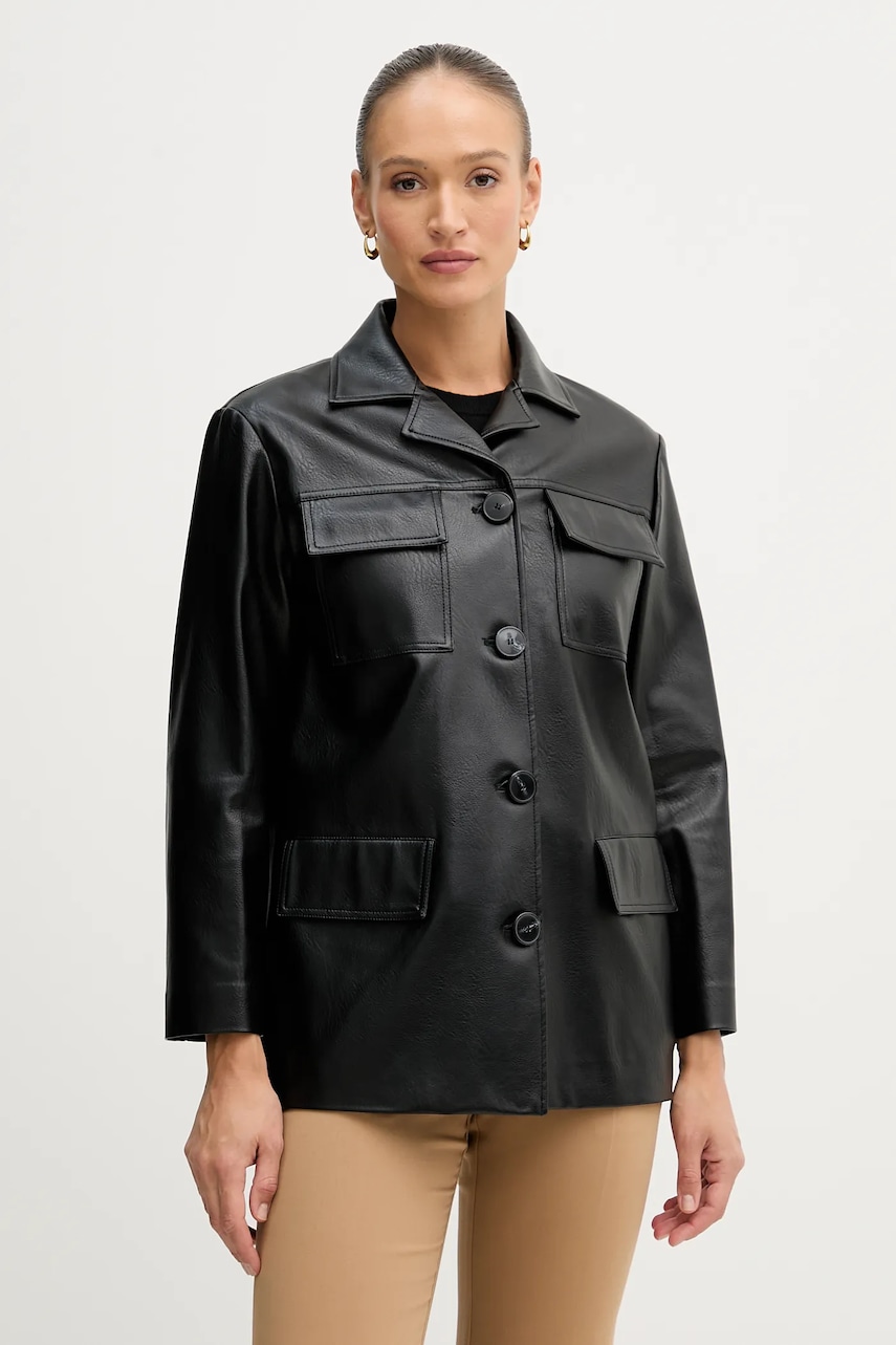 Μπουφάν Sisley χρώμα: μαύρο, 2RRDLN05U