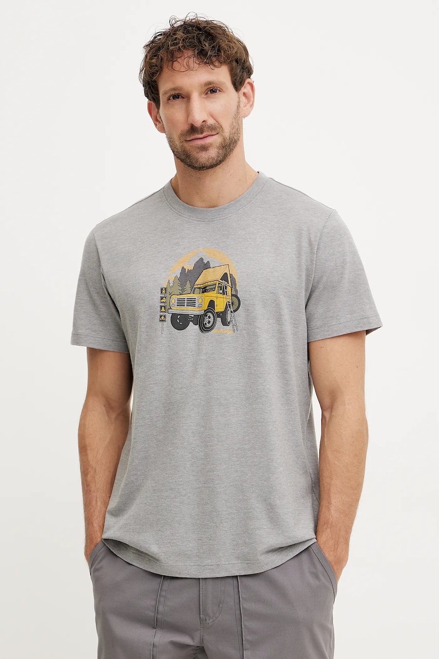 Αθλητικό μπλουζάκι Smartwool χρώμα: γκρι, SW002757