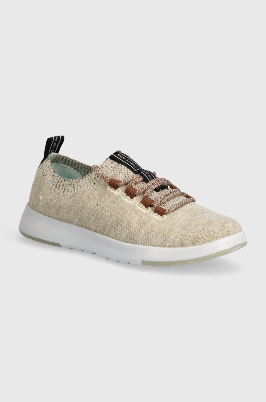 Μάλλινα sneakers Emu Australia Heidelberg χρώμα: μπεζ, W13029.OTML
