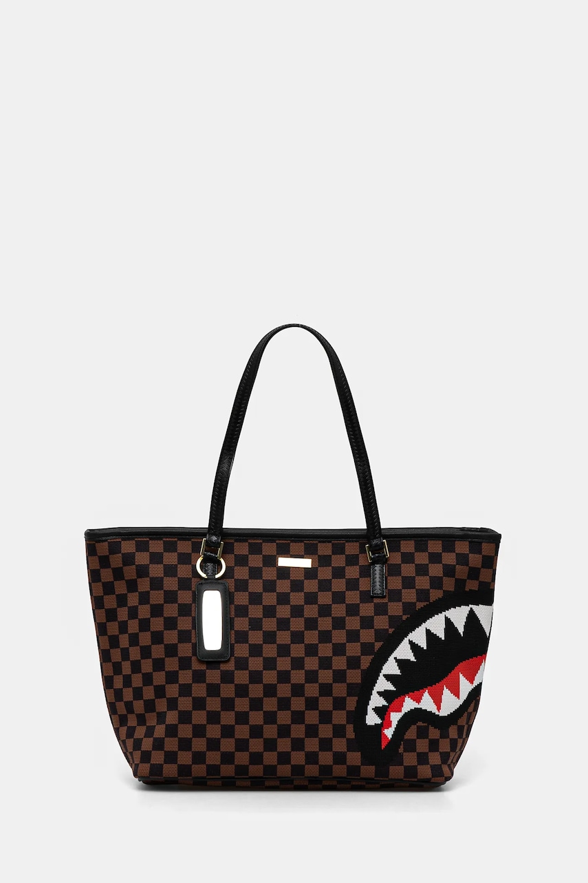 Τσάντα Sprayground χρώμα: καφέ, 910T6842NSZ