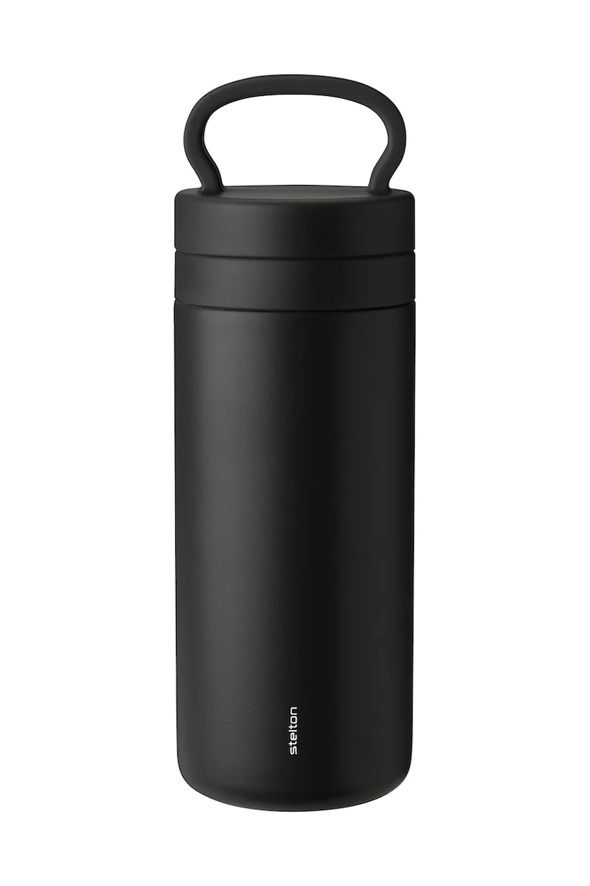 Θερμός Stelton Tabi 400 ml χρώμα: μαύρο