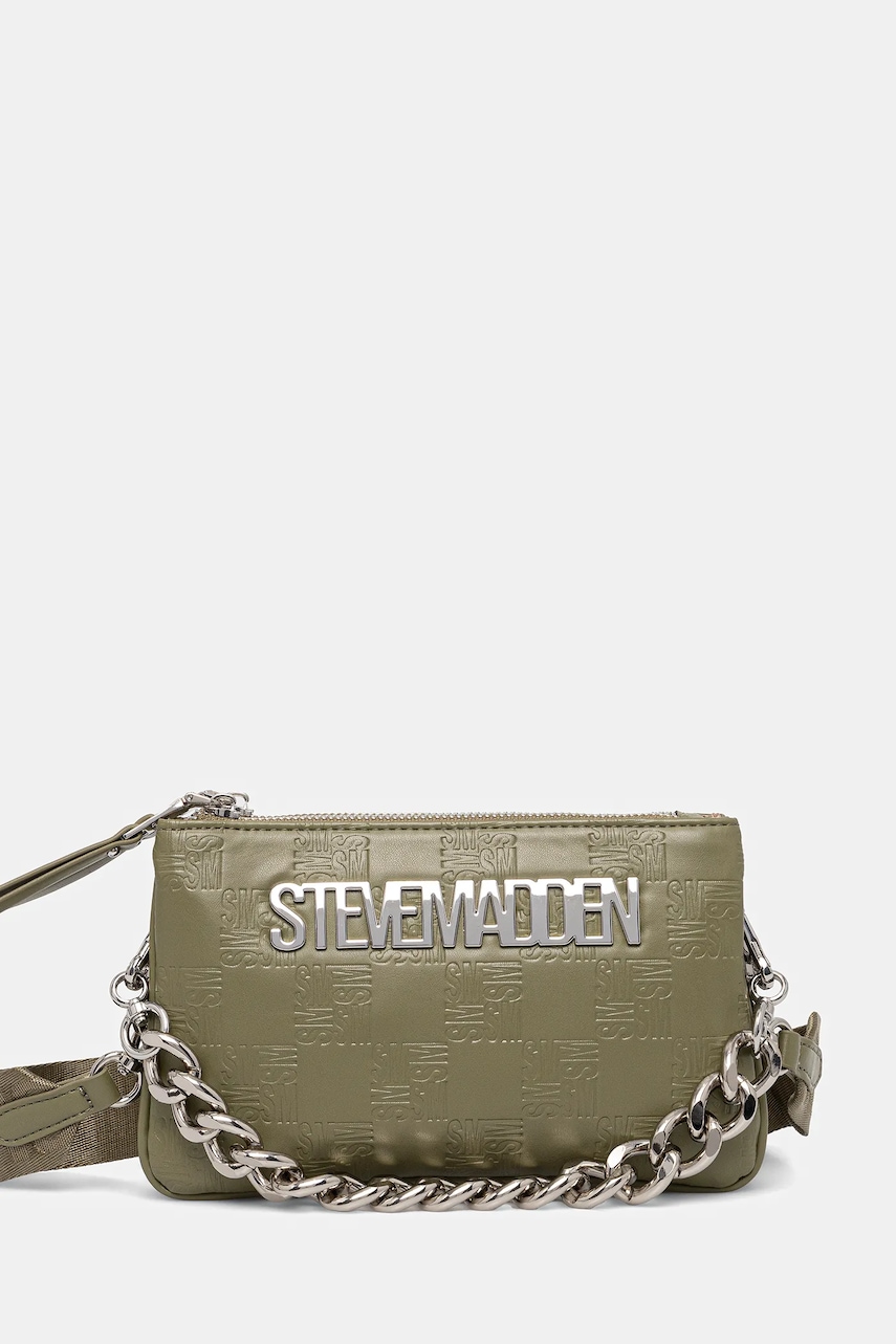 Τσάντα Steve Madden Bnicco-L χρώμα: πράσινο, SM13001702