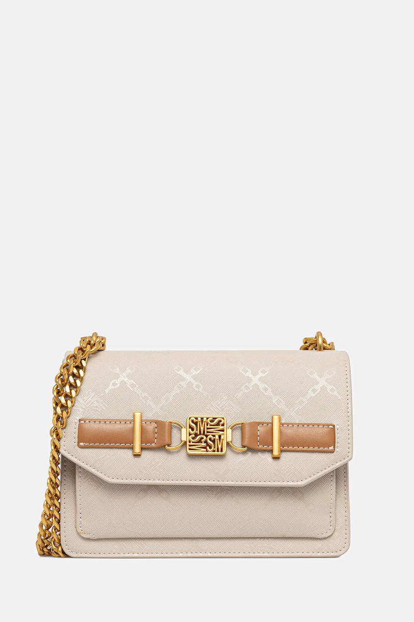 Τσάντα Steve Madden Brenny χρώμα: μπεζ, SM13001731