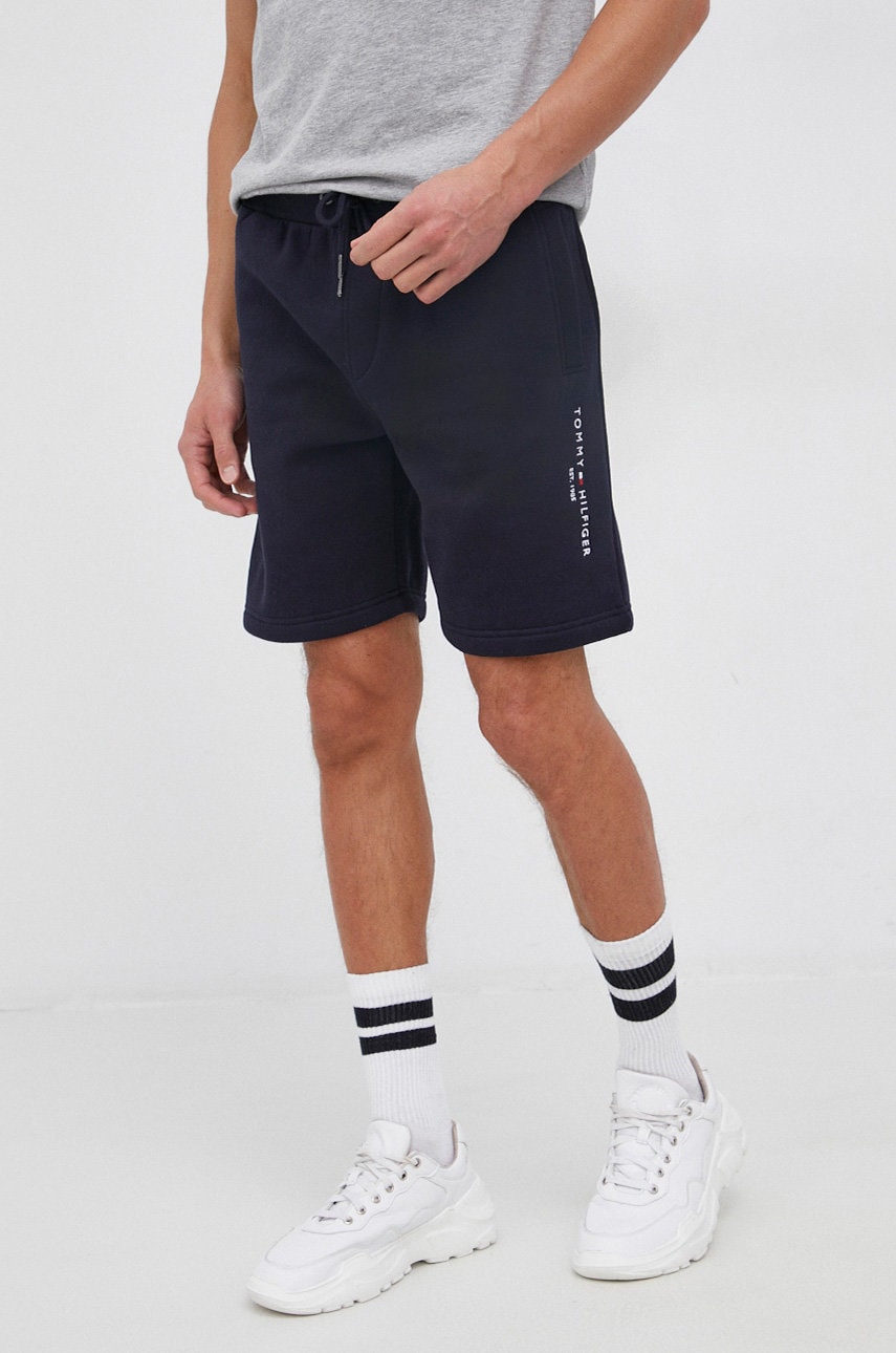Σορτς Tommy Hilfiger ανδρικό, χρώμα: ναυτικό μπλε