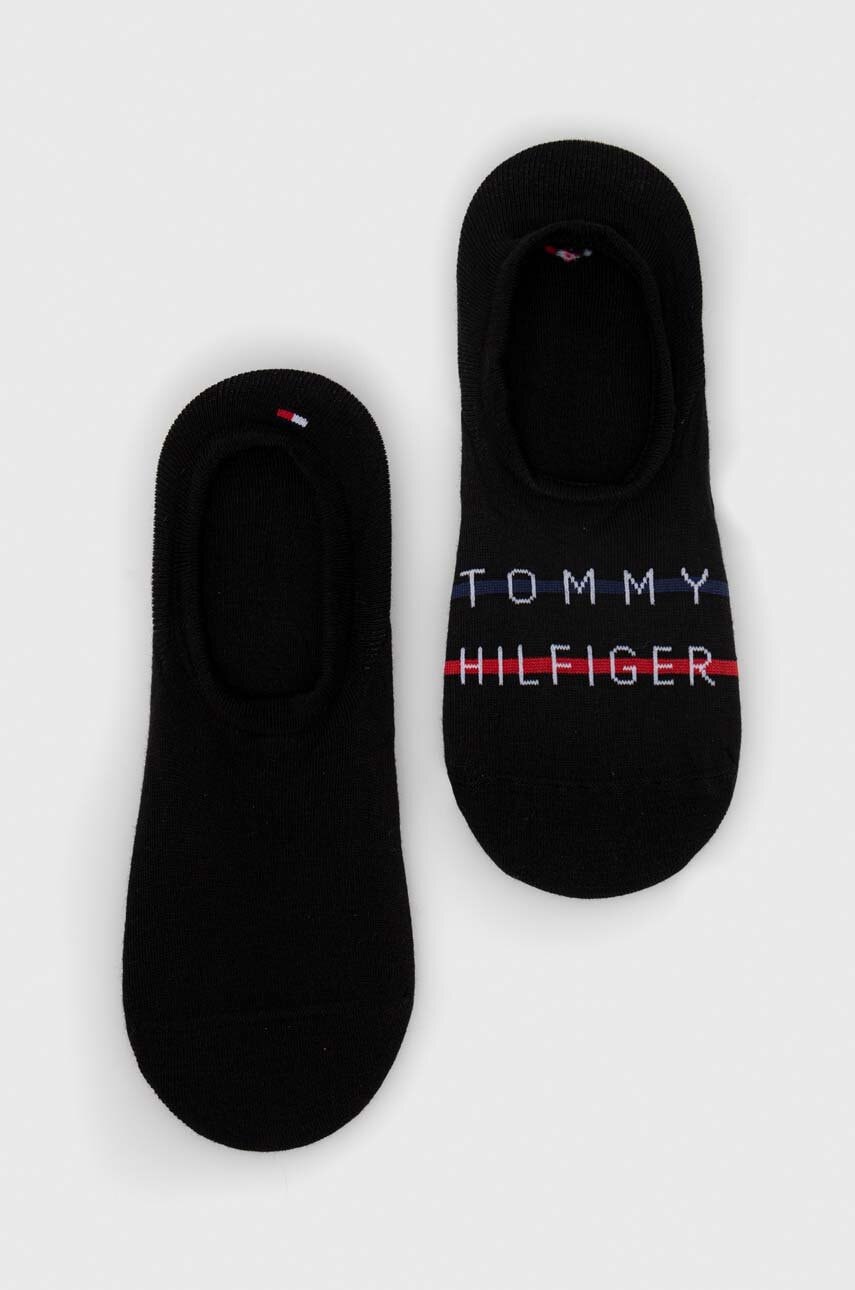 Κάλτσες Tommy Hilfiger 2-pack χρώμα: μαύρο 701222189