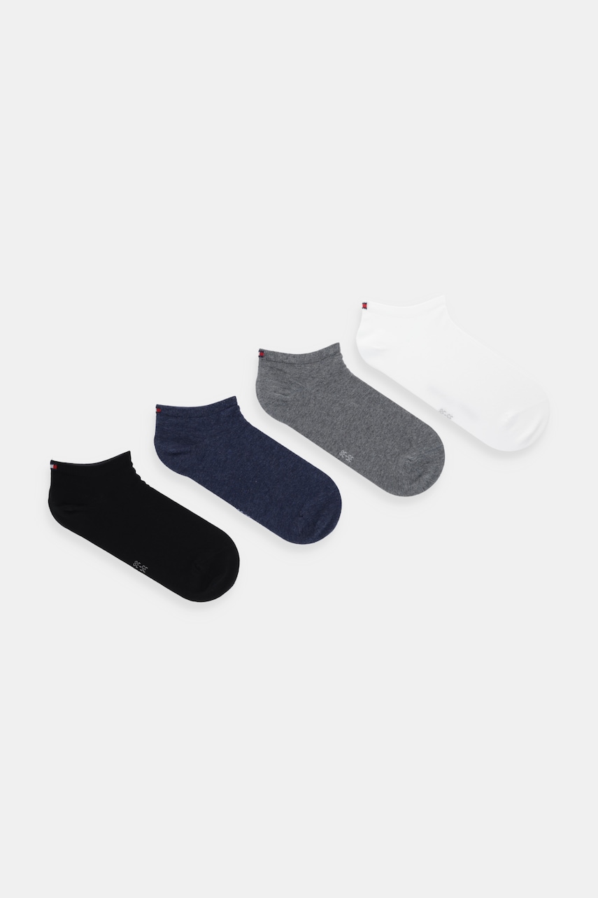 Κάλτσες Tommy Hilfiger 4-pack χρώμα: μαύρο, 701219559