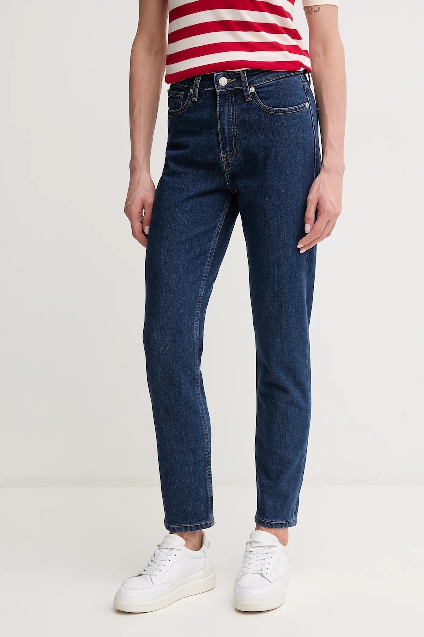 Τζιν παντελόνι Tommy Hilfiger χρώμα: ναυτικό μπλε, WW0WW44359