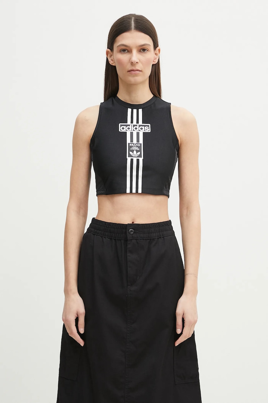 Top adidas Originals Tank Top χρώμα: μαύρο, JD0102